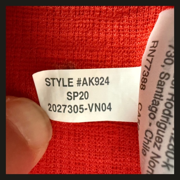 J.Crew Red Faux Wrap Slip On Dress Women’s Medium SP20 AK924 Midi Viscose EUC - Picture 10 of 12